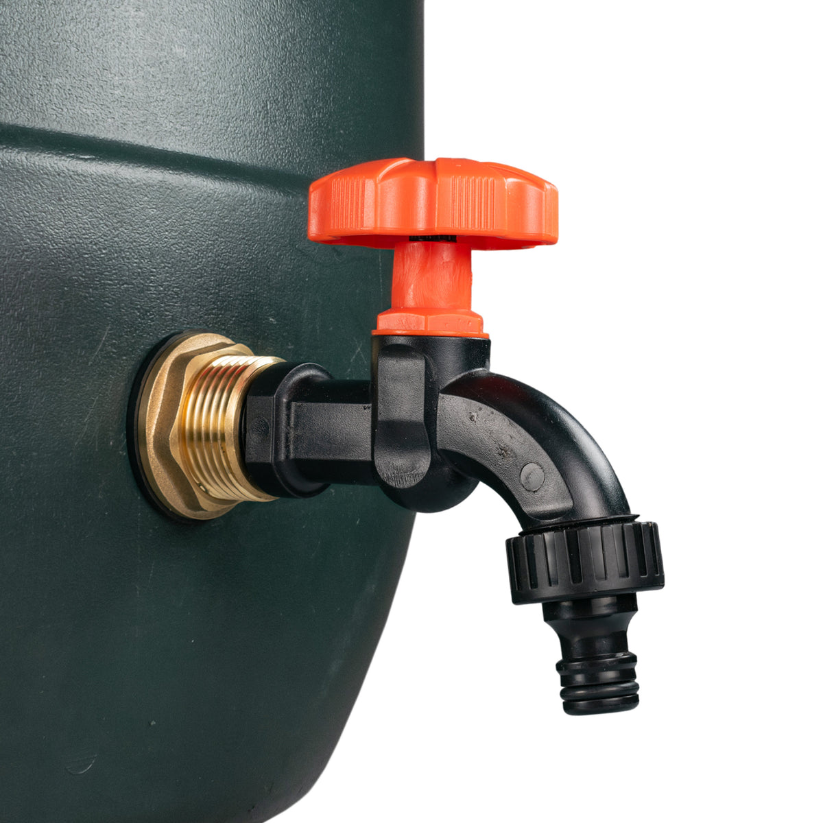 ¾″ Brass Water Butt Kit – Black Dial Tap & Cutter