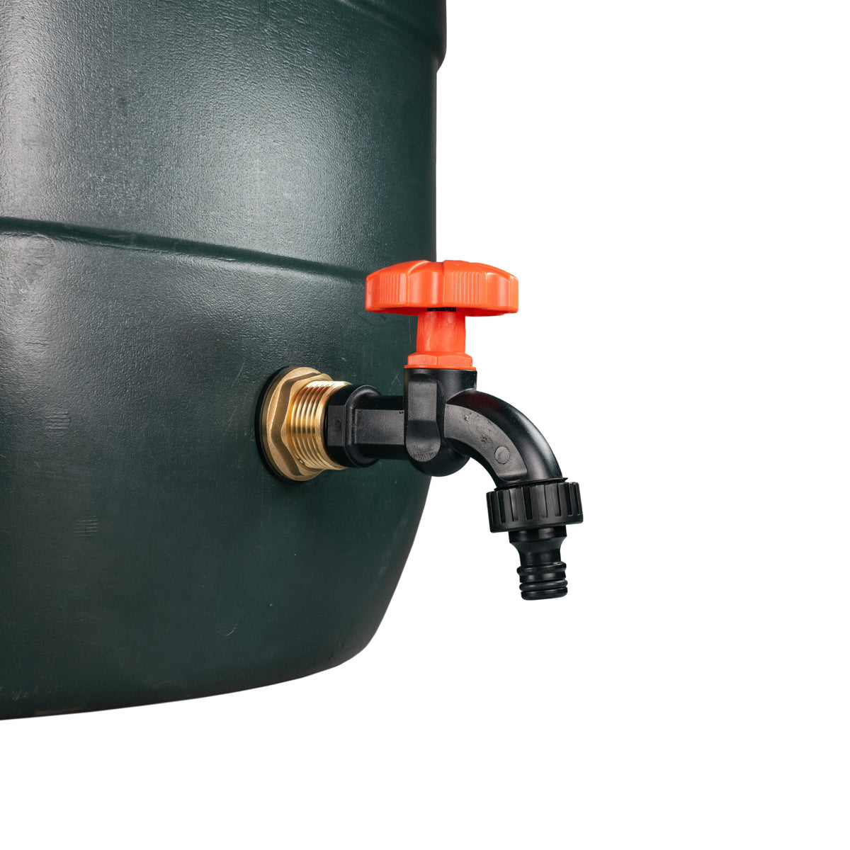 ¾″ Brass Water Butt Kit – Black Dial Tap & Cutter
