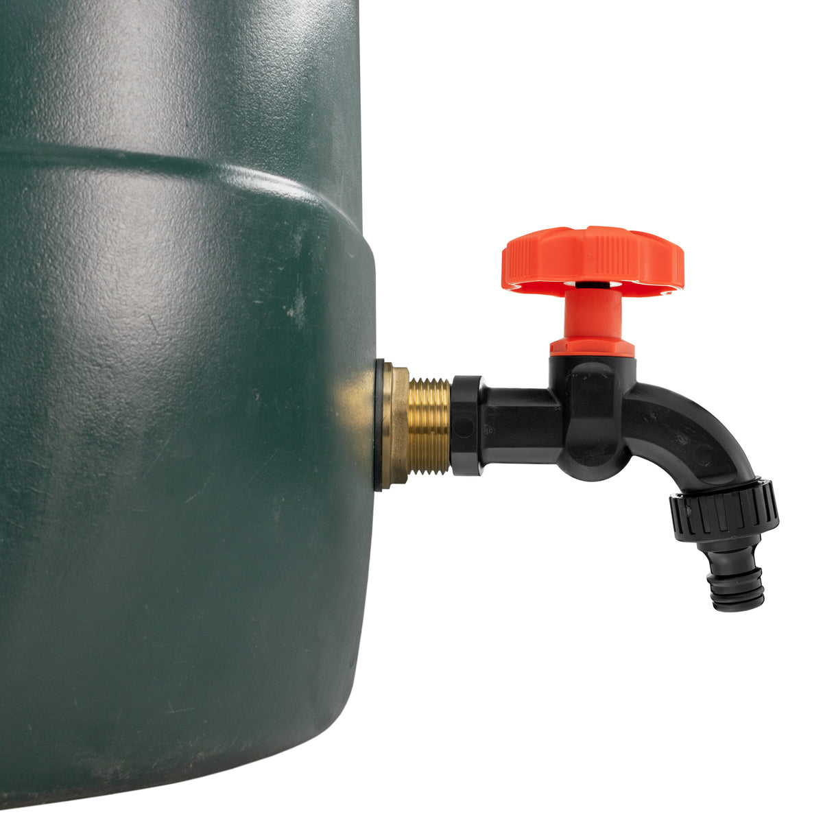 ¾″ Brass Water Butt Kit – Black Dial Tap & Cutter