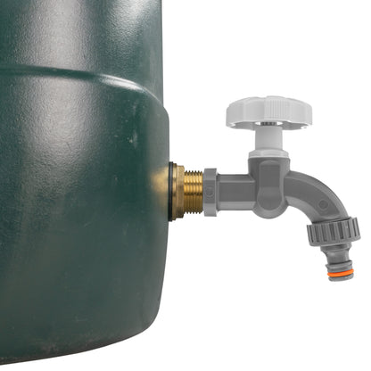 ¾″ BSP Water Butt Kit – Grey/White Dial Tap
