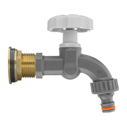 ¾″ Brass Water Butt Kit – Grey Dial Tap & Cutter
