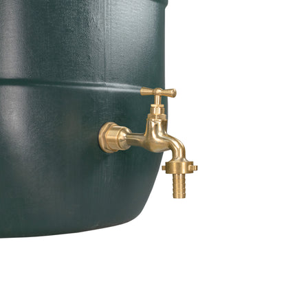 ¾″ BSP Water Butt Kit – Polished Brass Tap & 13mm Barb