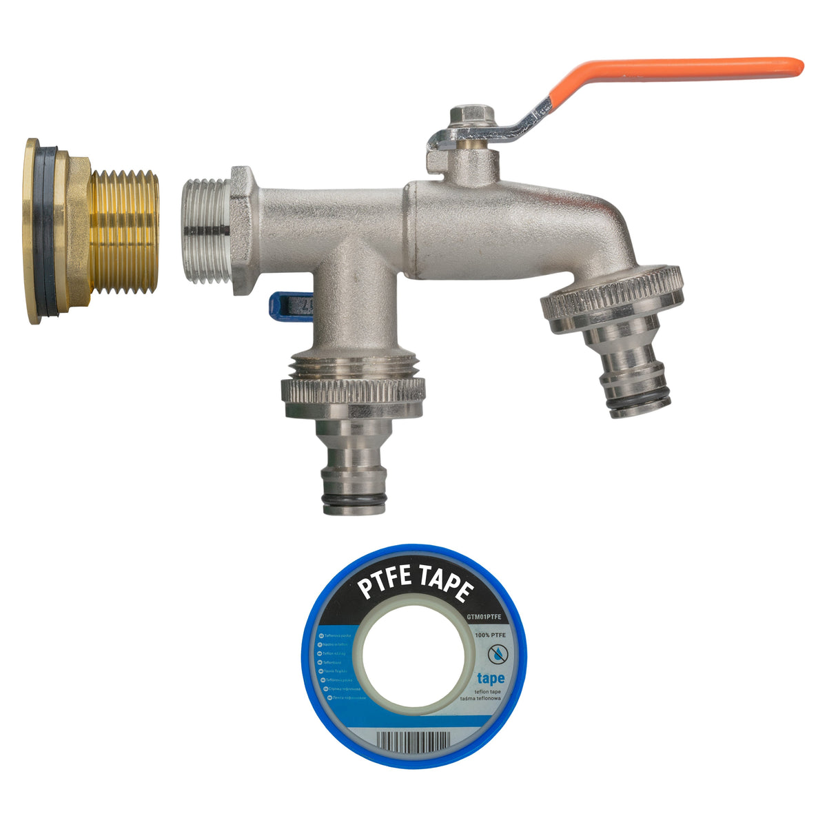 ¾″ Brass Water Butt Kit – Double Quick Tap & Cutter