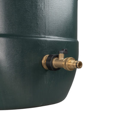 Water Butt Brass Kit 3/4" BSP with Brass Valve + Quick Connect