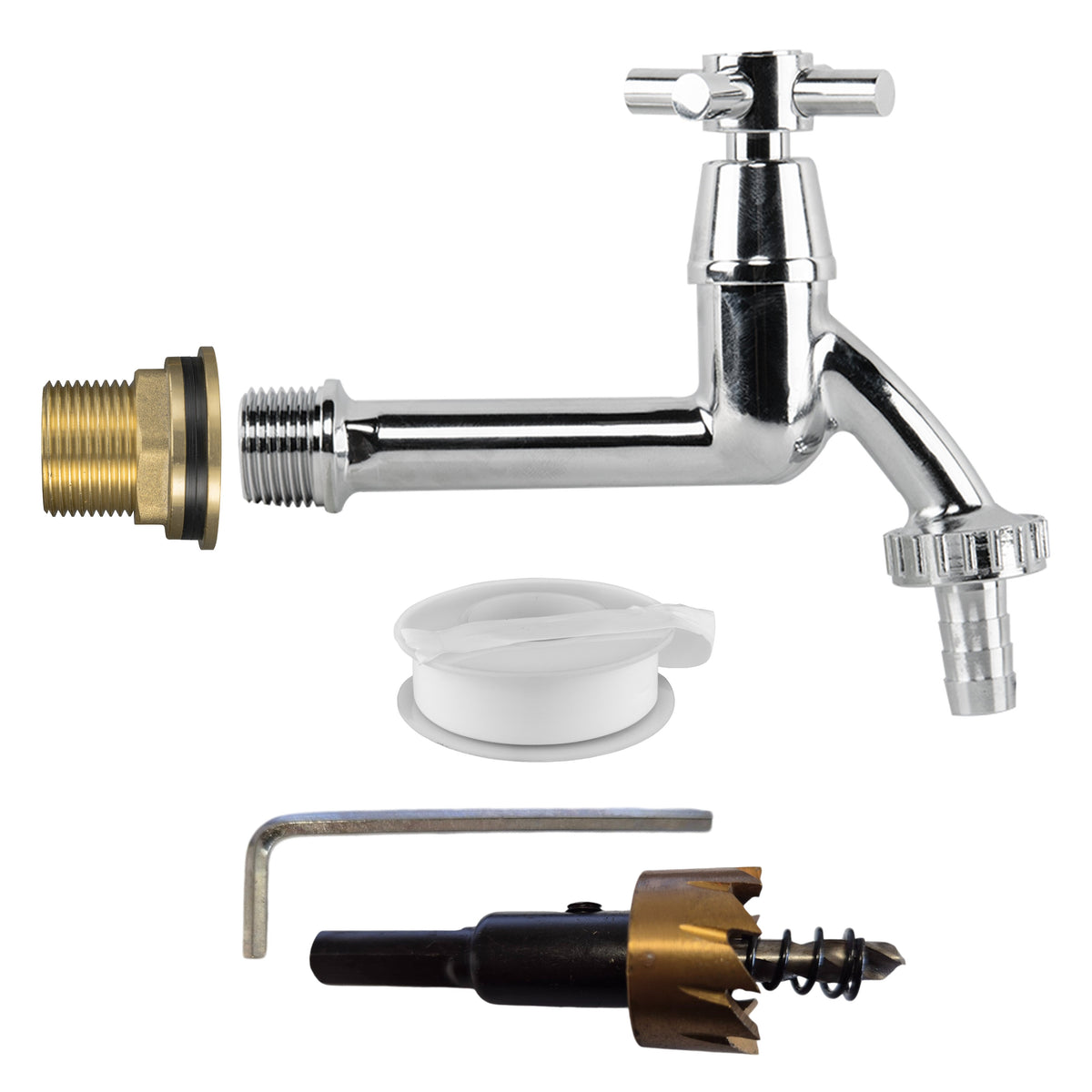 ¾″ Water Butt Kit – Extended Bib Tap