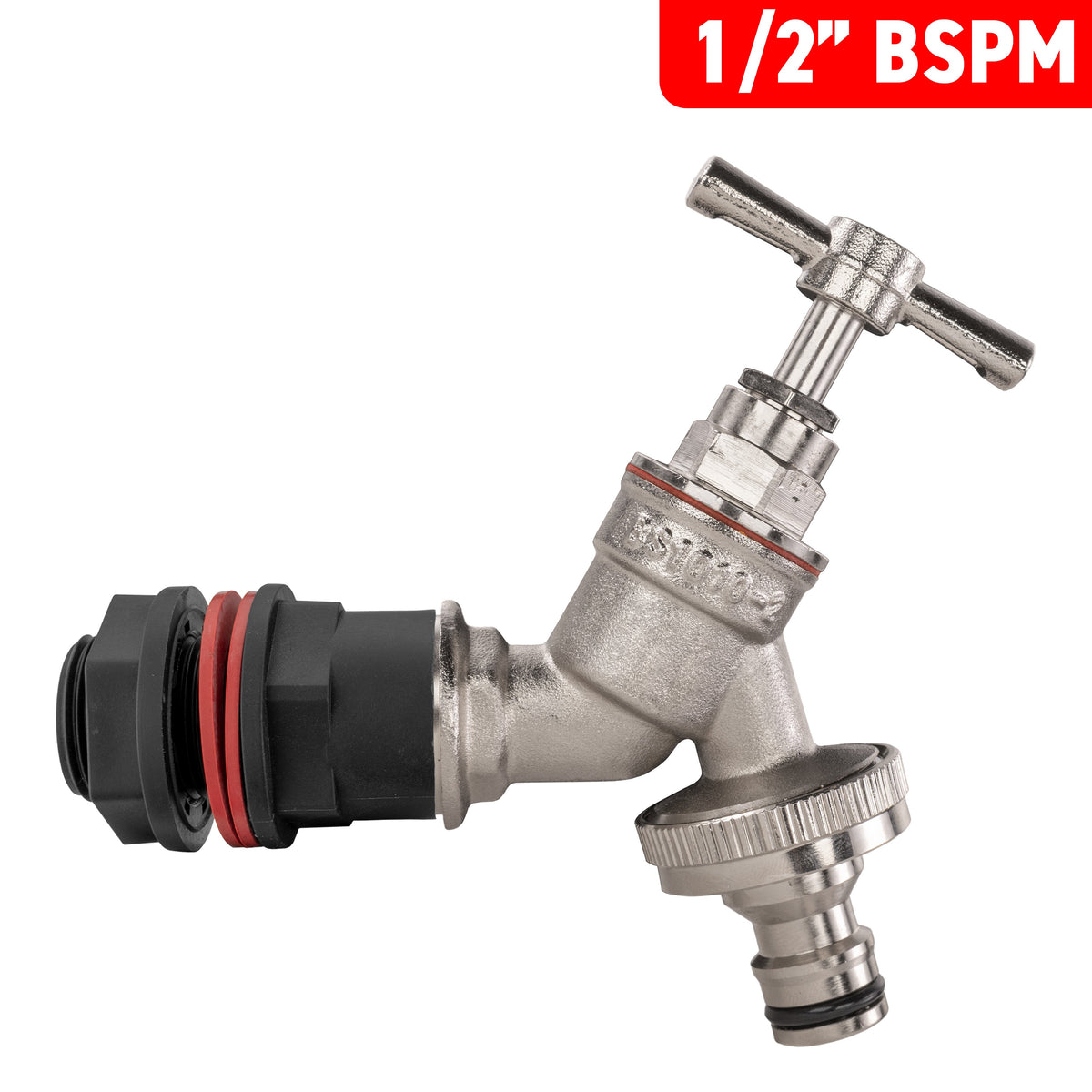 ½″ Water Butt Kit – Nickel-Plated Quick Tap & Cutter