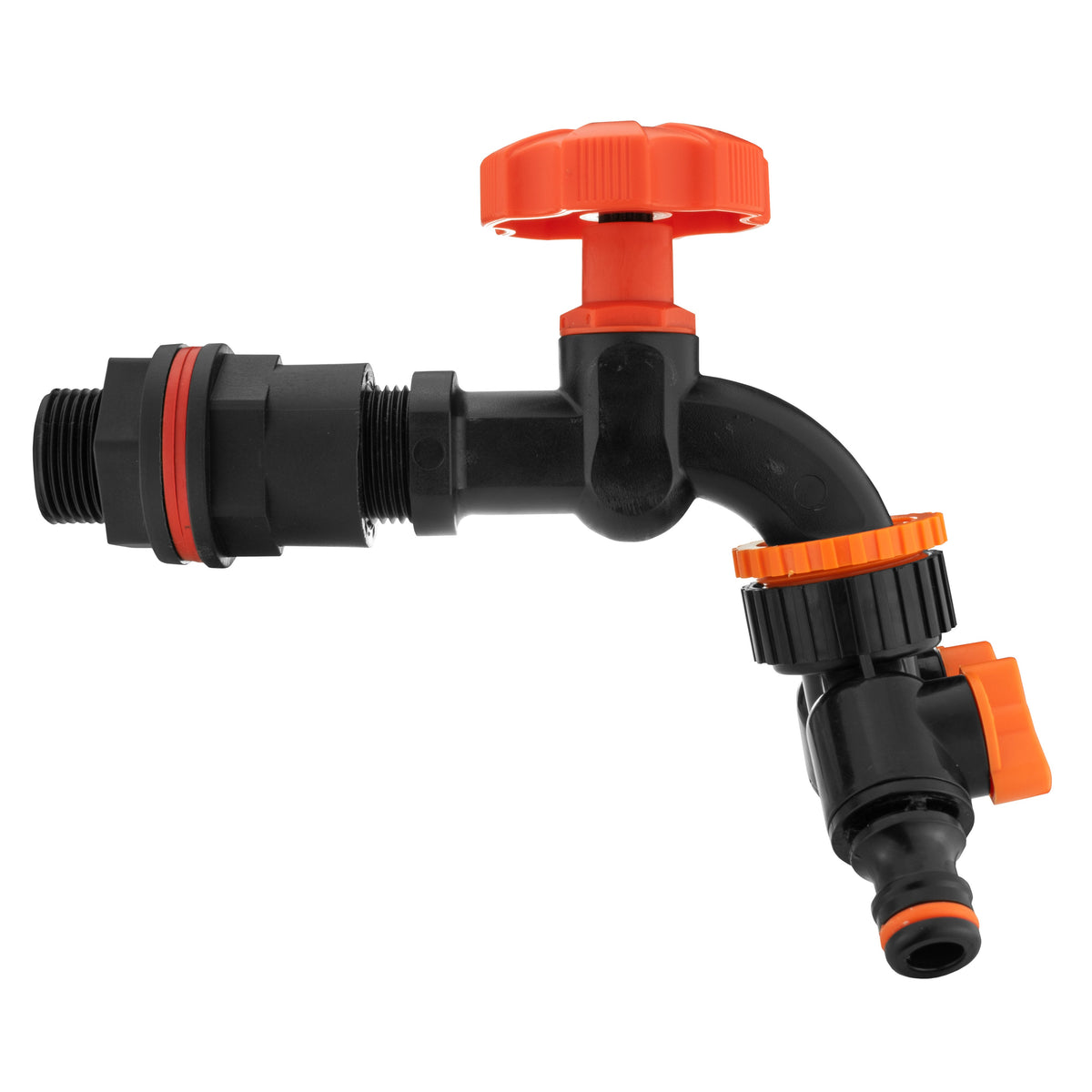 ½″ Water Butt Kit – Black Tap & Two-Way Splitter & Cutter