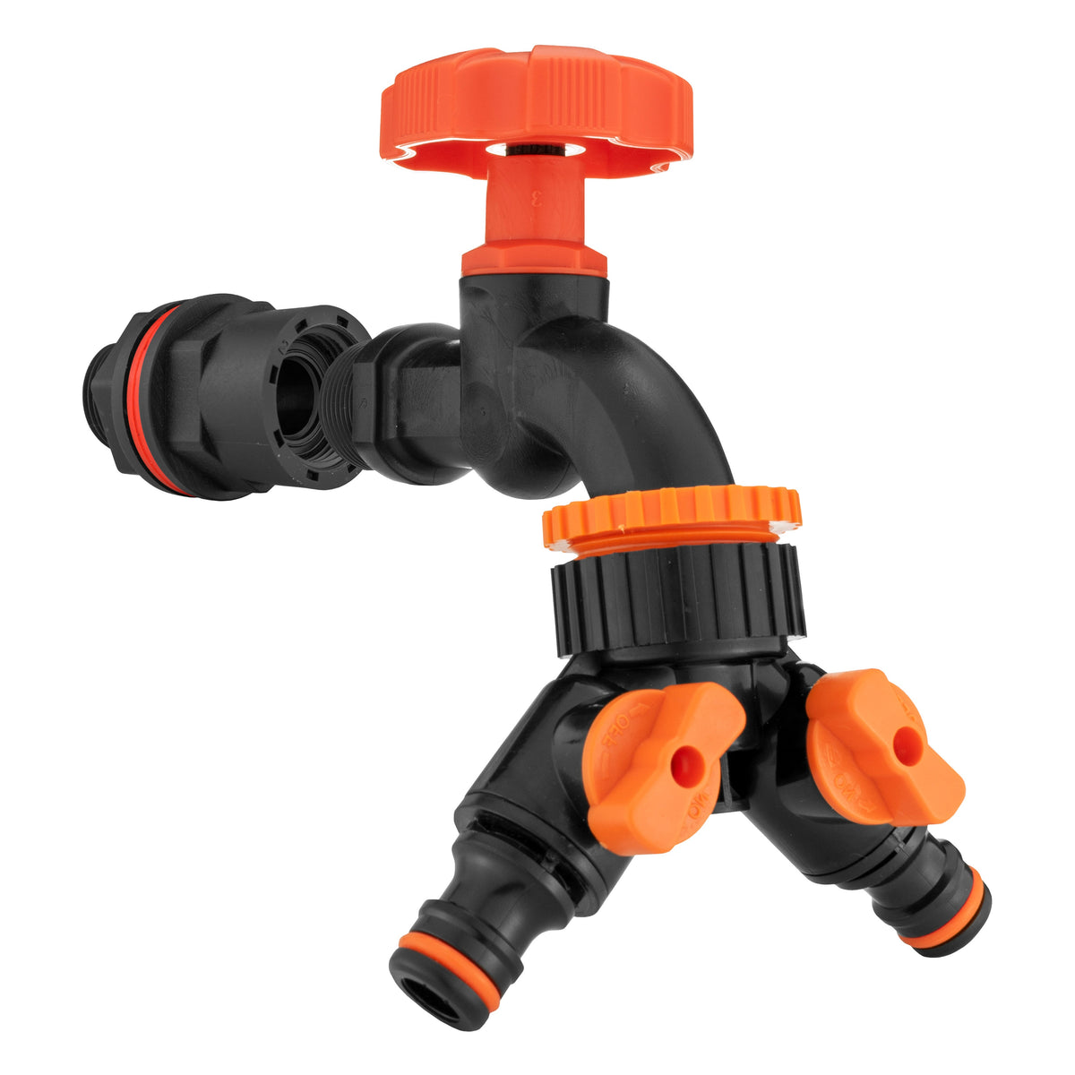 ½″ Water Butt Kit – Black Tap & Two-Way Splitter & Cutter