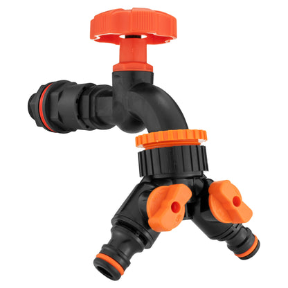 ½″ Water Butt Kit – Black Tap & Two-Way Splitter & Cutter
