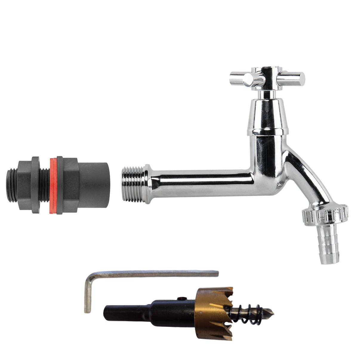 ½″ Water Butt Kit – Extended Bib Tap