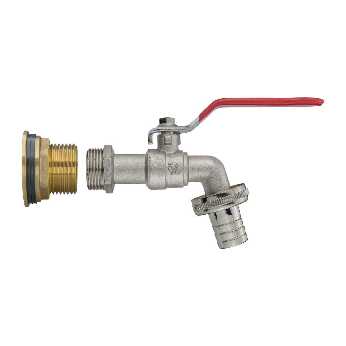 1″ Brass Water Butt Kit – Barbed Lever Tap & Cutter
