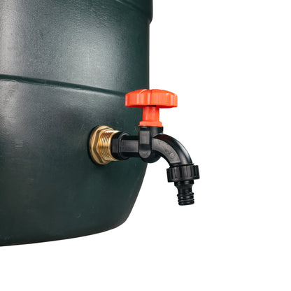1″ Brass Water Butt Kit – Black Dial Tap & Cutter