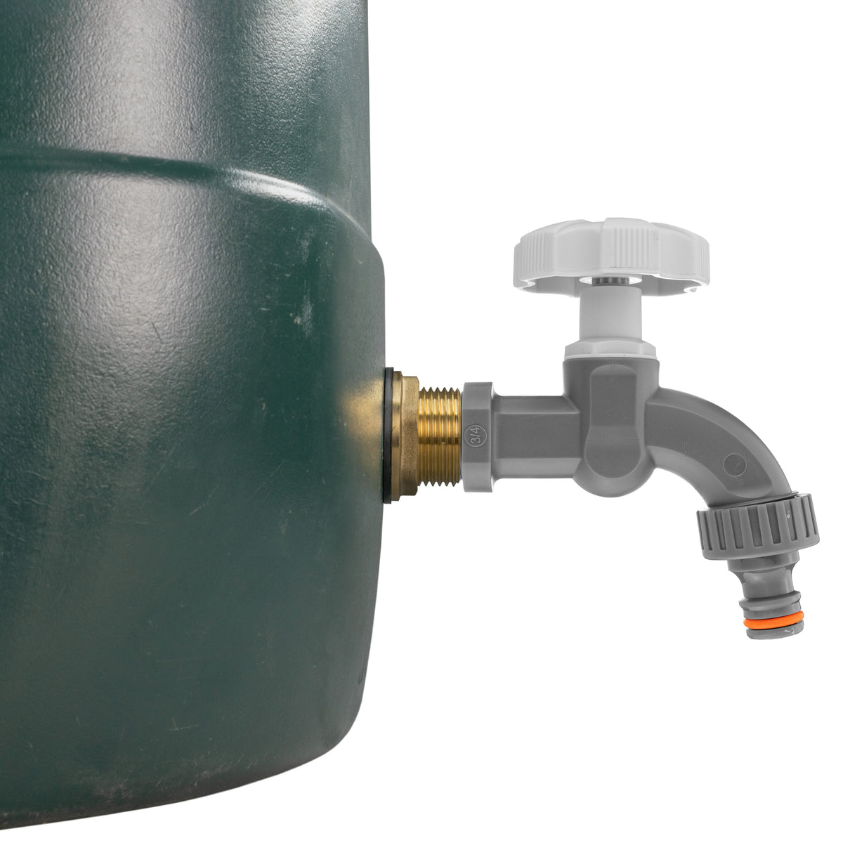 1″ BSP Water Butt Kit – Grey/White Dial Tap