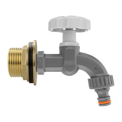 1″ BSP Water Butt Kit – Grey/White Dial Tap