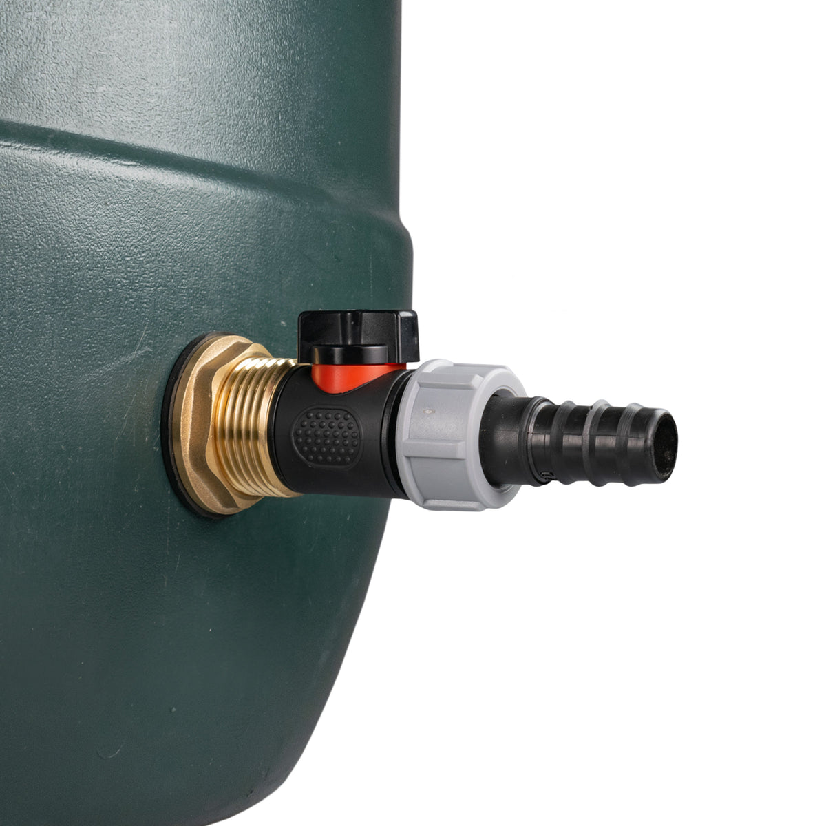 1″ BSP Water Butt Kit – Inline Valve & 20mm Irrigation Barb