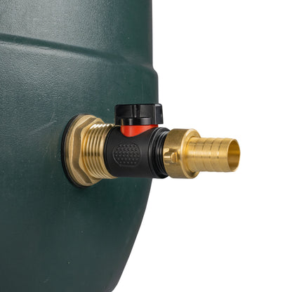 1″ BSP Water Butt Kit – Inline Valve & 19mm Brass Barb