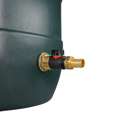 1″ BSP Water Butt Kit – Inline Valve & 19mm Brass Barb