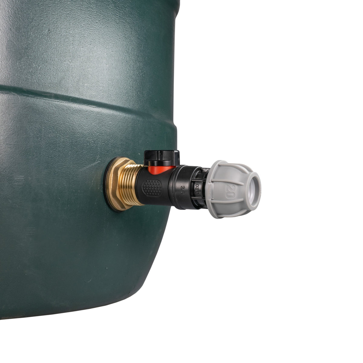 1″ BSP Water Butt Kit – Inline Valve & 20mm MDPE Fitting