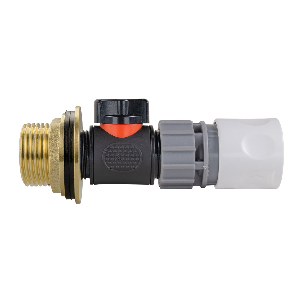 1″ Brass Water Butt Kit – White Line Female Quick Coupling & Cutter
