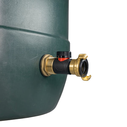 1″ BSP Water Butt Kit – Inline Valve & Brass Claw Outlet