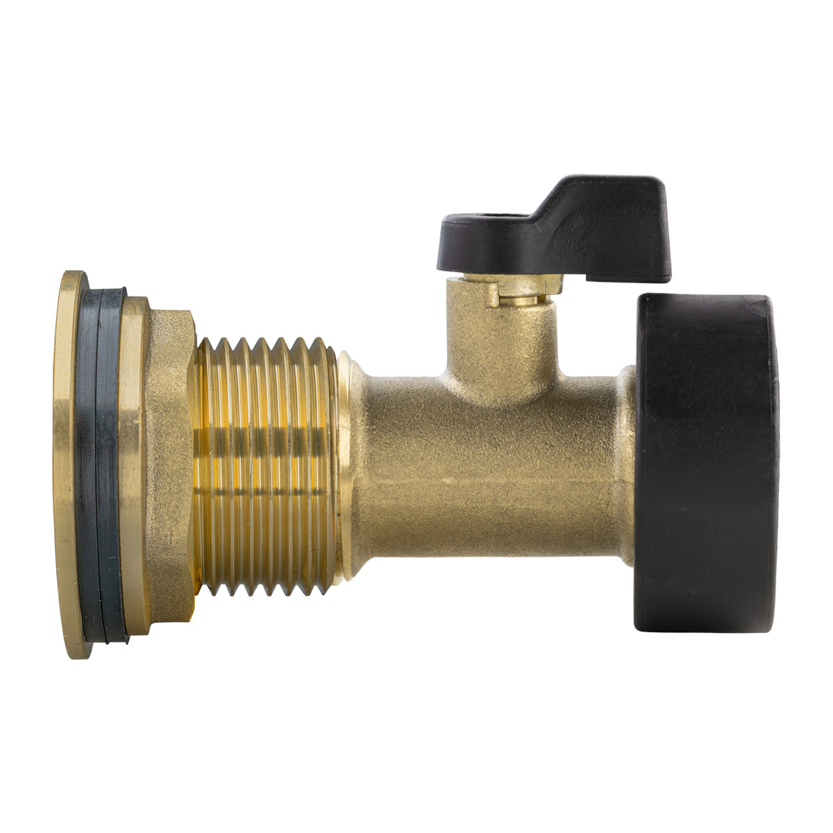 1″ BSP Water Butt Kit – Brass Valve & ¾″ BSP Female Outlet; supplied fittings shown.