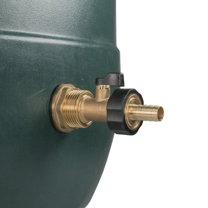 1″ BSP Water Butt Kit with Valve – 13mm Brass Barb