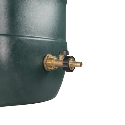 1″ Brass Water Butt Kit – Brass Valve, 13mm Barb & Cutter