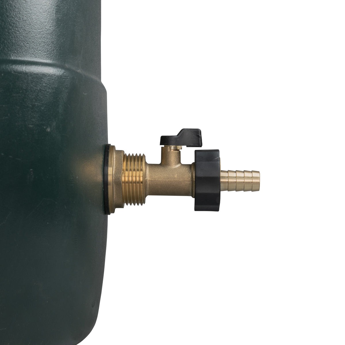 1″ BSP Water Butt Kit with Valve – 13mm Brass Barb