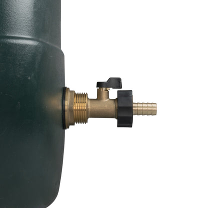 1″ BSP Water Butt Kit with Valve – 13mm Brass Barb
