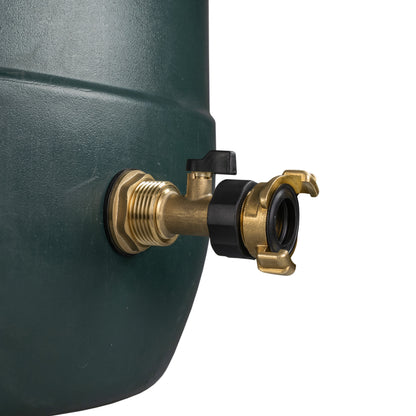 1″ Brass Water Butt Kit – Brass Valve, Claw Coupling & Cutter