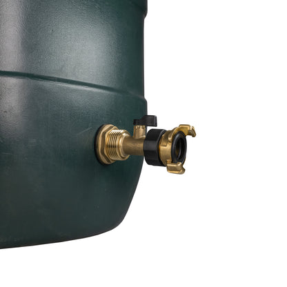 1″ BSP Water Butt Kit with Valve – Brass Claw Outlet