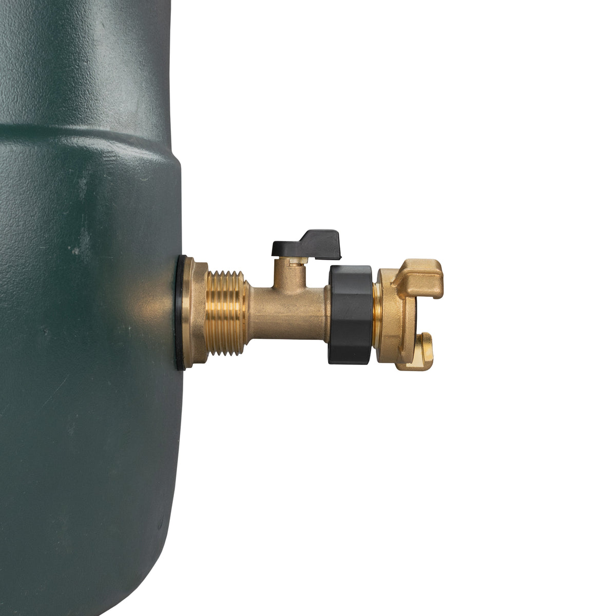 1″ BSP Water Butt Kit with Valve – Brass Claw Outlet