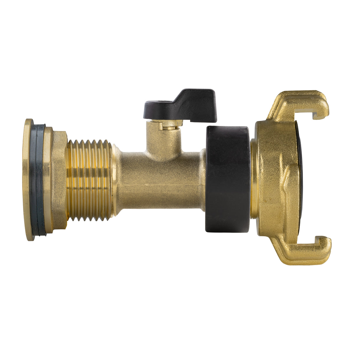 1″ BSP Water Butt Kit with Valve – Brass Claw Outlet; supplied product shown.
