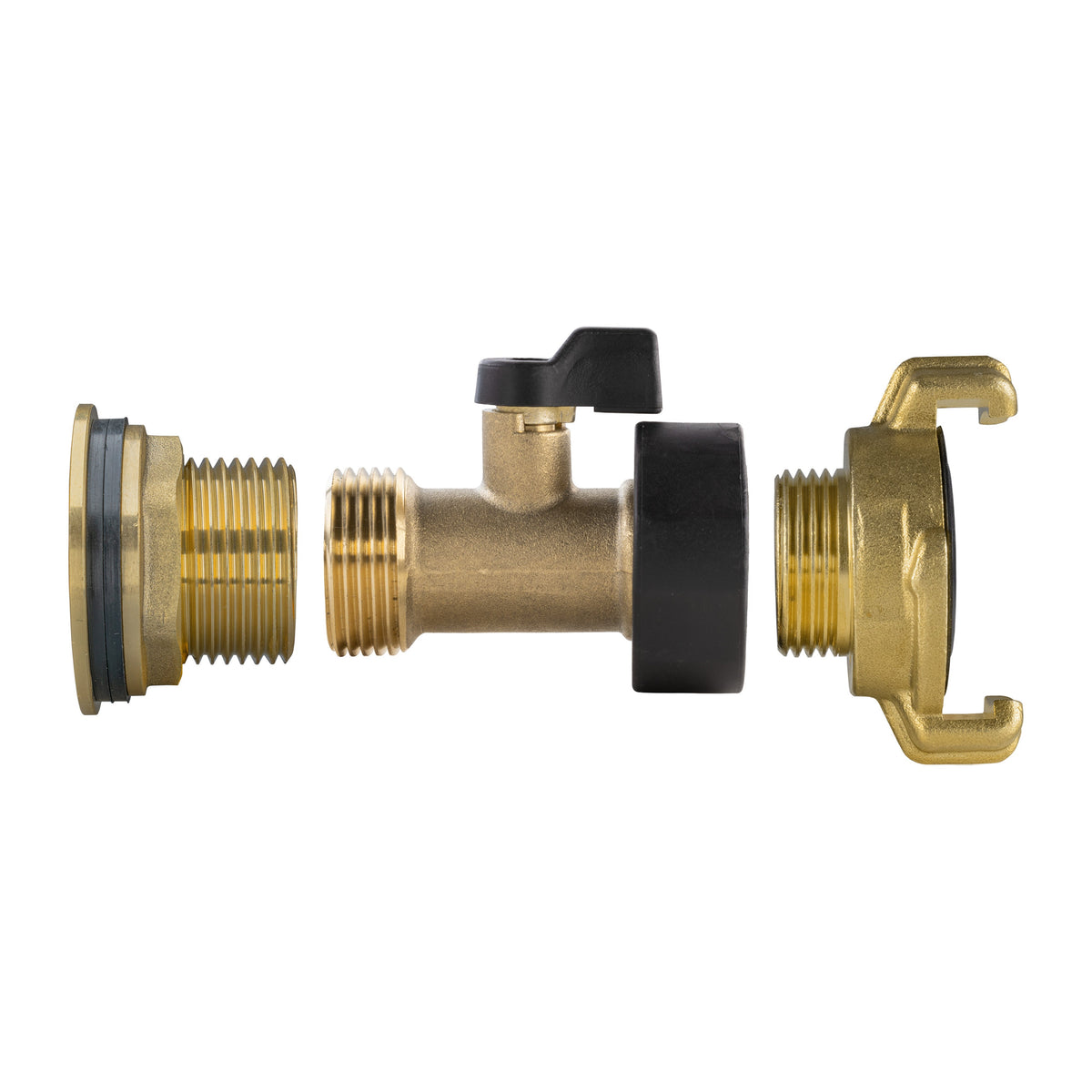 1″ Brass Water Butt Kit – Brass Valve, Claw Coupling & Cutter