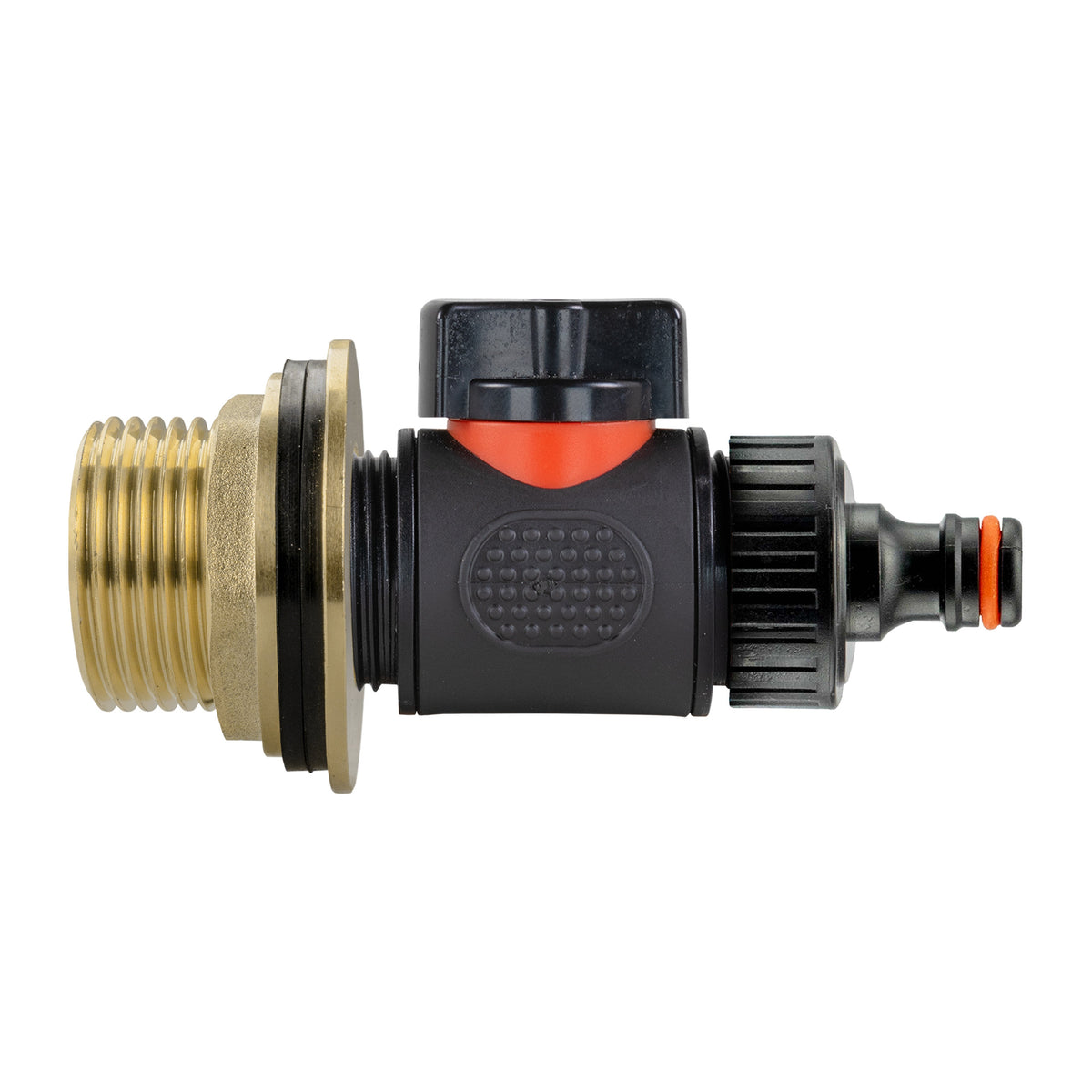 1″ BSP Water Butt Kit with Valve – Quick-Connect Outlet