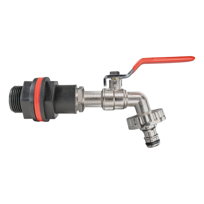 ¾″ BSP Water Butt Kit – Quick-Connect Lever Tap; supplied fitting shown.