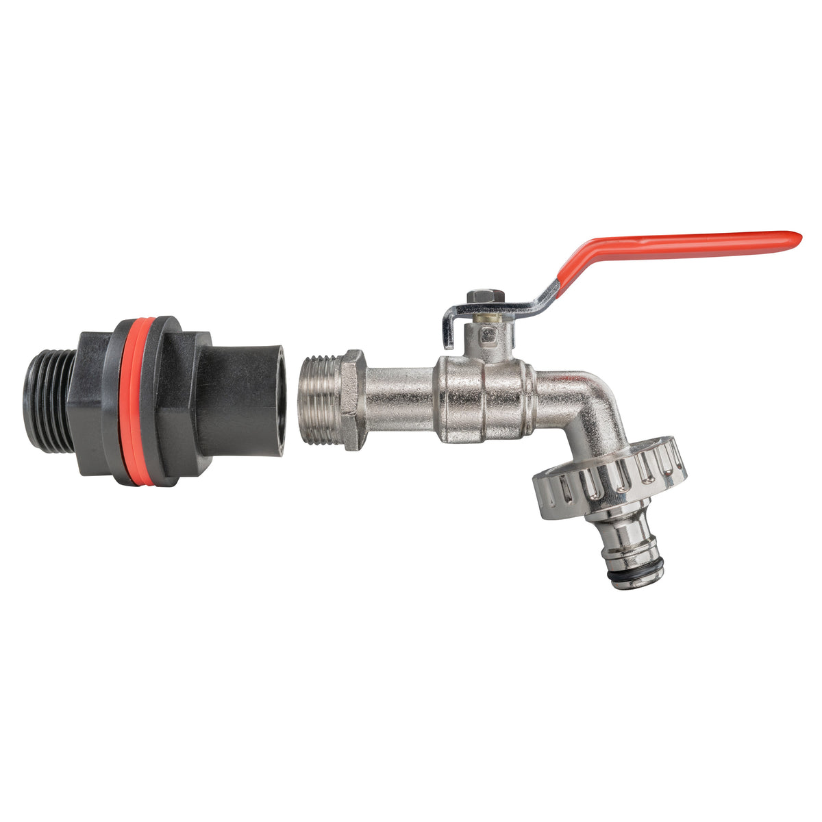 ¾″ BSP Water Butt Kit – Quick-Connect Lever Tap
