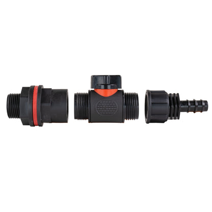 ¾″ BSP Water Butt Kit – Valve & 16mm Irrigation Barb