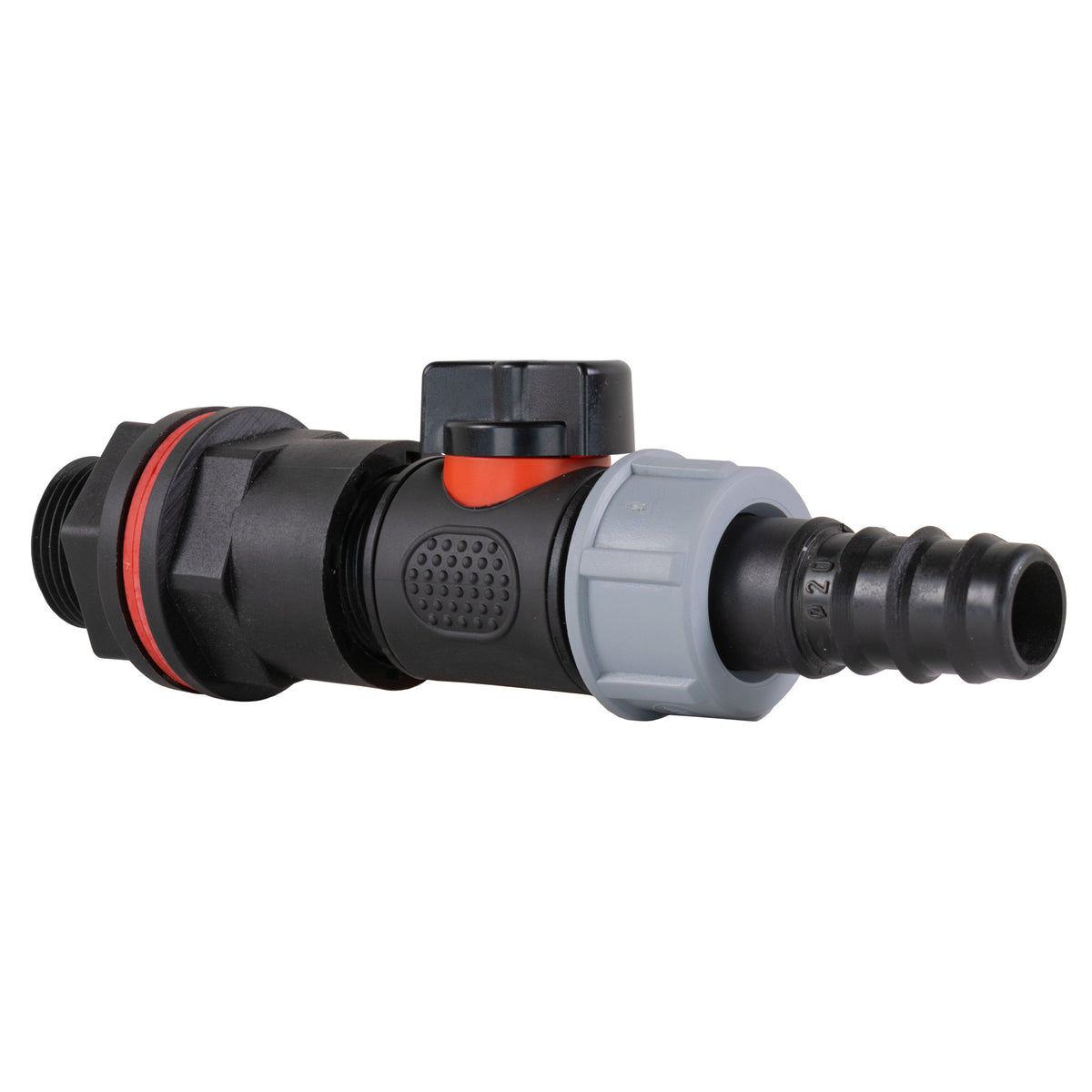¾″ Water Butt Kit – 20mm Irrigation Barb Valve & Cutter