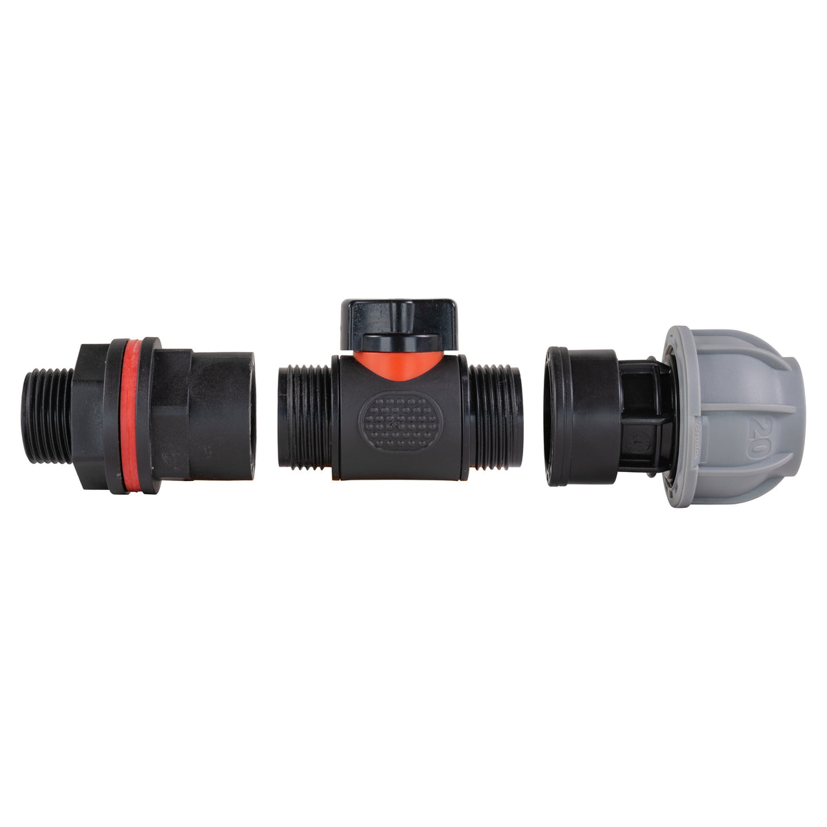 ¾″ Water Butt Kit – 20mm MDPE Outlet Valve & Cutter