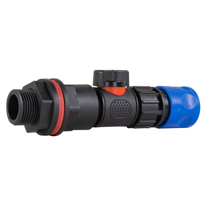 ¾″ Water Butt Kit – Blue Female Quick Coupling Valve & Cutter