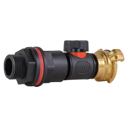 ¾″ Water Butt Kit – Brass Claw Outlet Valve & Cutter