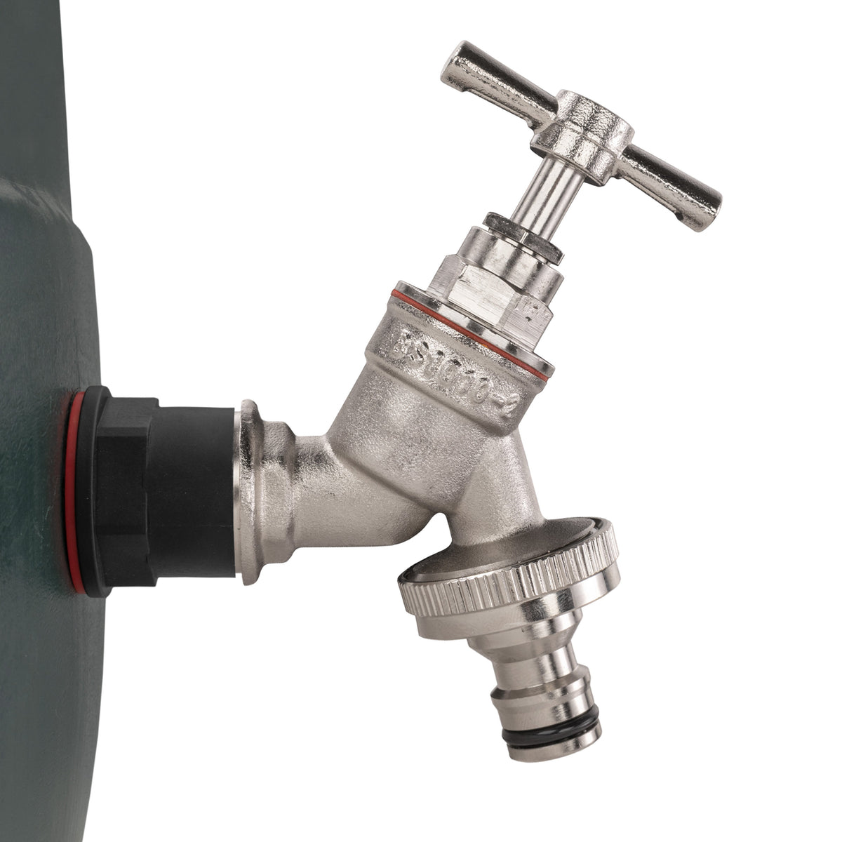 ¾″ BSP Water Butt Kit – Nickel-Plated Quick Tap