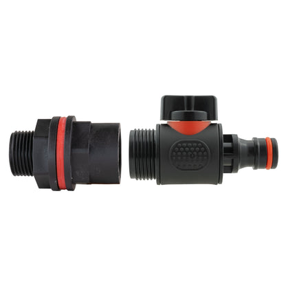 ¾″ BSP Water Butt Kit – Quick-Connect Valve