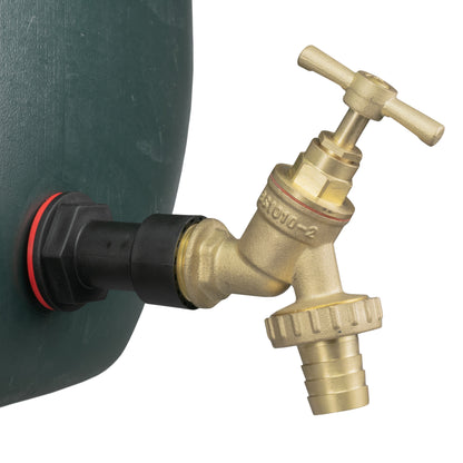 ½″ Water Butt Extension – Brass Barbed Tap & Cutter
