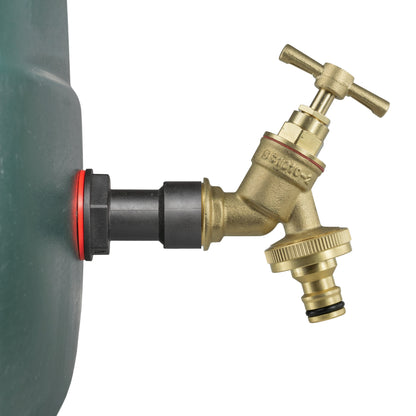 Water Butt Extension Kit 1/2" BSP with Brass Quick Connect Tap