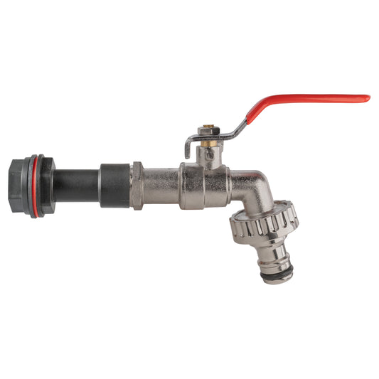 Water Butt Extension Kit 1/2" BSP with Quick Connect Lever Tap