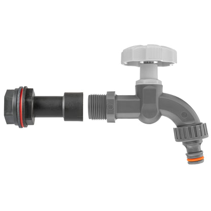 ½″ BSP Water Butt Extension – Grey/White Dial Tap