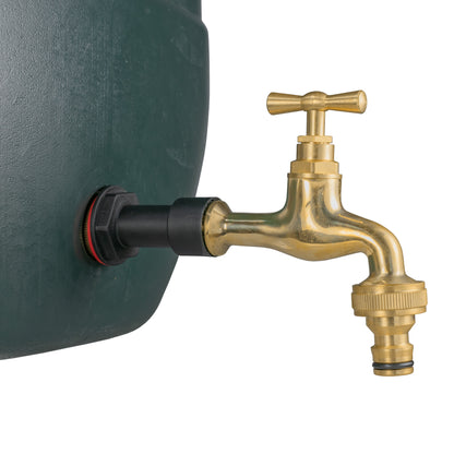 ½″ Water Butt Extension – Polished Brass Quick Tap & Cutter