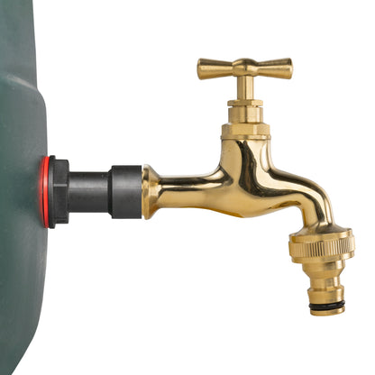 ½″ Water Butt Extension – Polished Brass Quick Tap & Cutter